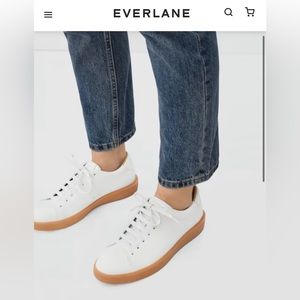 NWT Everlane ReLeather Tennis Shoe